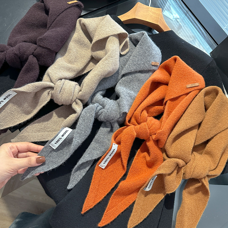 Cashmere Pashmina Wrap - Syal Rajut Wanita 100% Wol Syal