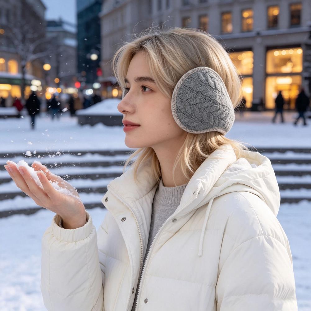 Fleece Ear Warmer Band - Penutup Telinga Musim Dingin untuk Pria