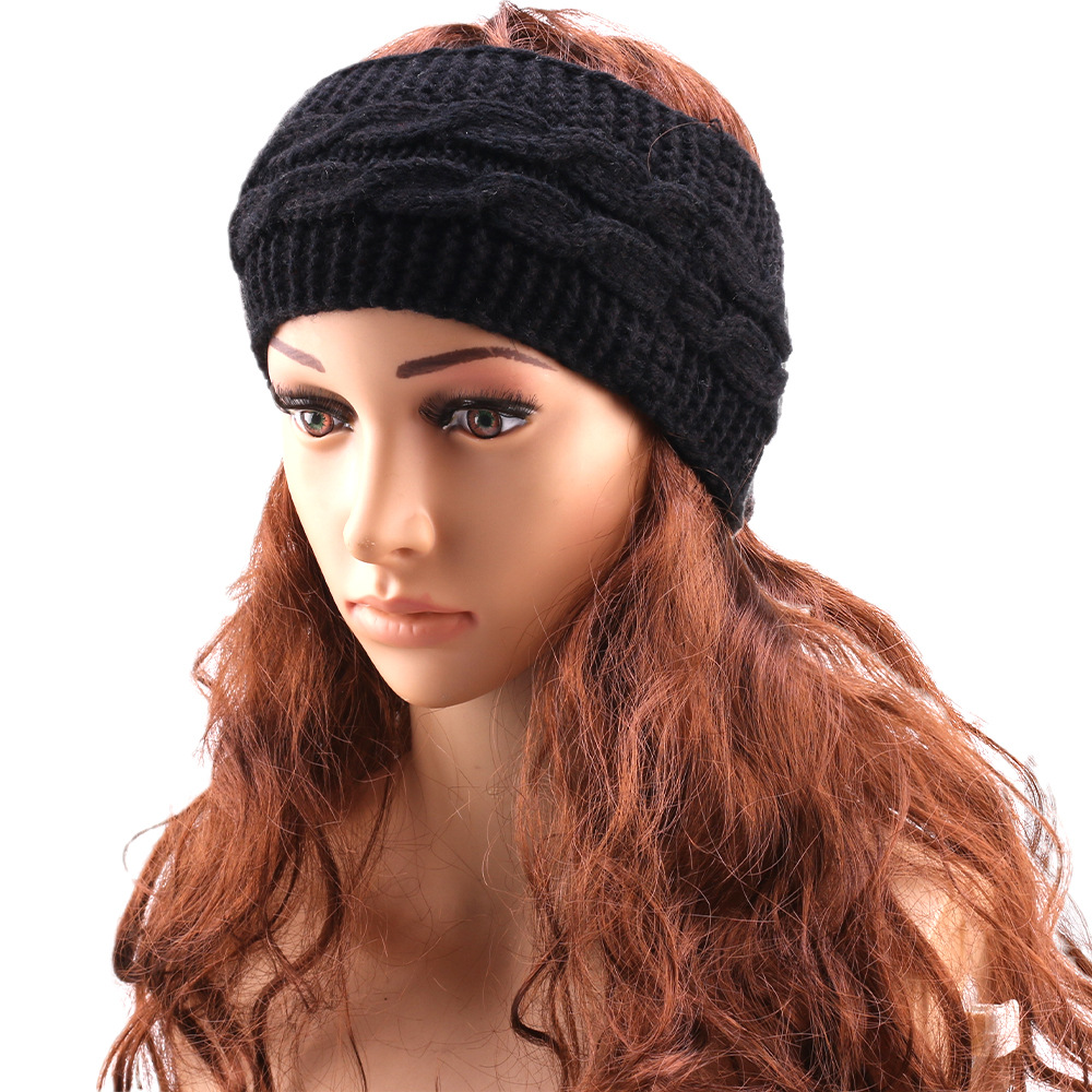Fleece Ear Warmer Band - Ikat Rambut Wanita Bahan Hemp, Ikat