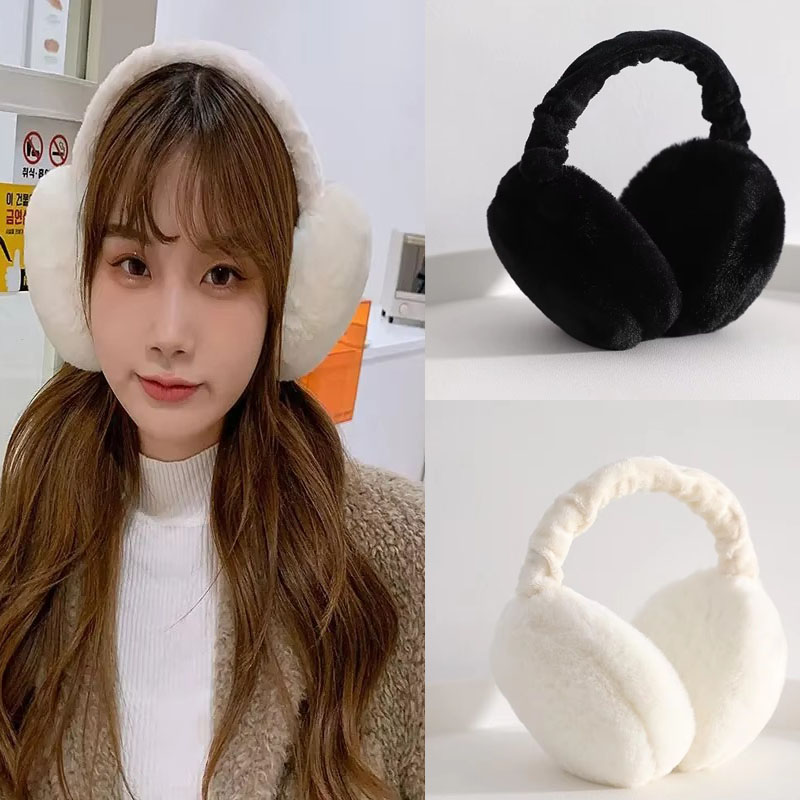 Earmuffs Foldable - 1/2/3/4Pcs Penutup Telinga Lipat Uniseks Berbahan