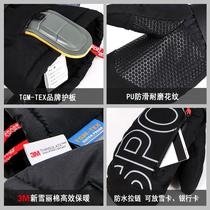 Sarung Tangan Ski Snowboard 3M - Snow Glove Insulated ulasan dan harga