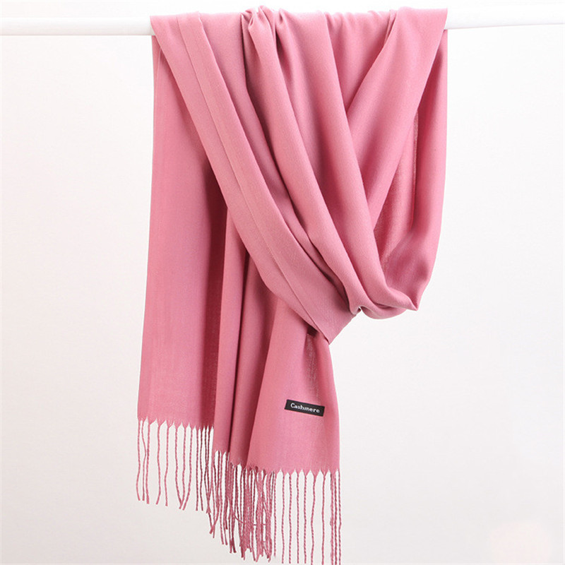 Syal wanita 2023 warna polos,  - Cashmere Pashmina Wrap ulasan dan harga