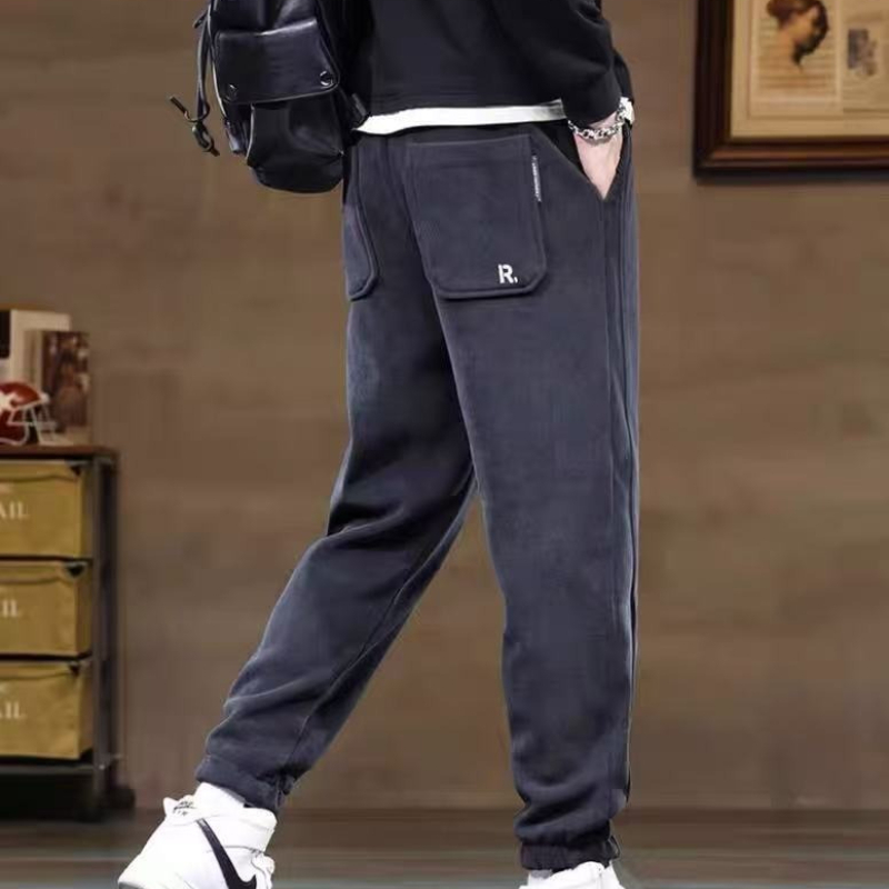 Celana Pria Berlapis Fleece Mu - Corduroy Pant Warm ulasan dan harga