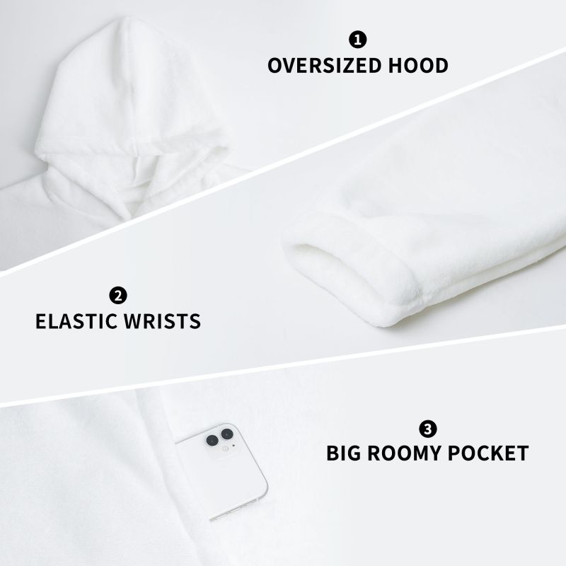 Selimut Hoodie Wanita Motif Ze - Sherpa Hoodie Fleece ulasan dan harga