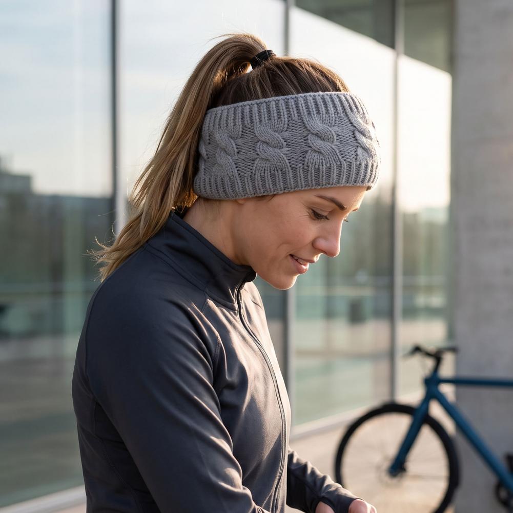 Perlengkapan Lari Musim Dingin - Fleece Ear Warmer Band ulasan dan harga