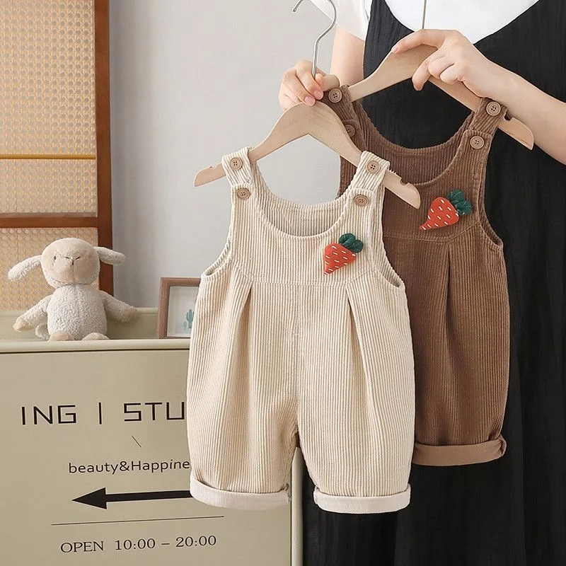 Celana Overall Bayi Musim Gugu - Corduroy Pant Warm ulasan dan harga